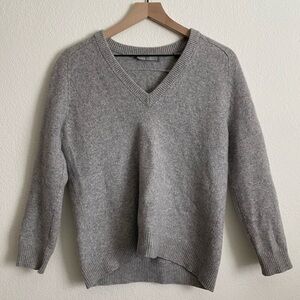 Vince Grey Cashmere/Wool Blend Sweater